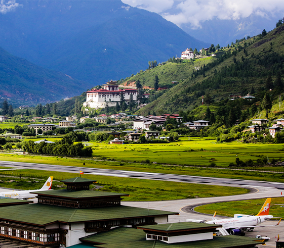 Fly to Paro Bhutan & Drive to Thimphu (2,400m/8,000ft)